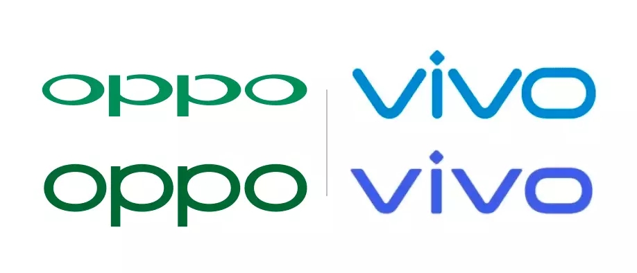 OPPO与VIVO两大手机品牌标志LOGO升级改造！