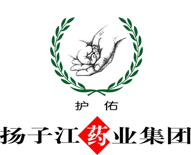 医药行业VI设计，扬子江药业LOGO标志设计图